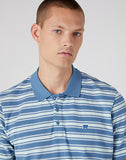 Wrangler POLO SHIRT CAPTAINS BLUE-W7BPKF84Z