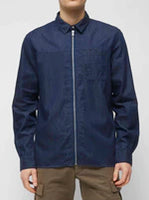 French Connection DENIM ZIP-UP SHIRT