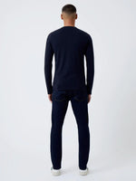 French Connection Henley Long Sleeve Top Navy