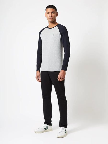 French Connection Raglan Long Sleeve Top Grey