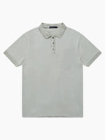 French Connection Layered Placket Polo Sage