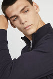 French Connection STRETCH COTTON HALF-ZIP JUMPER