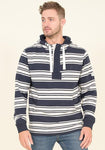 Brakeburn Stripe 3 Button Hoodie