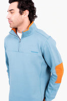 Brakeburn Quarter Zip Sweat Blue