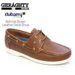 Dubarry Admirals Brown Leather Deck Shoes