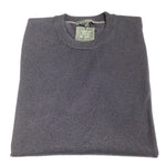 ETERNA MERINO WOOL CREW NOS DARK  NAVY