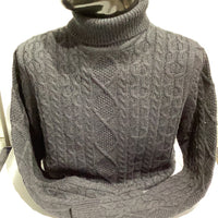 French Connection Roll Neck Cable Sweater