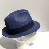 Failsworth Paperstraw Trilby Navy