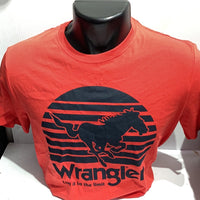 Wrangler horse Tee  Red