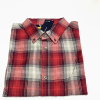 French Connection LS Check Shirt Red