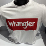 Wrangler Block Tee White