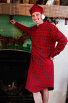 Lee Valley Flannel Men's Nightshirt - LV27 Red Tartan